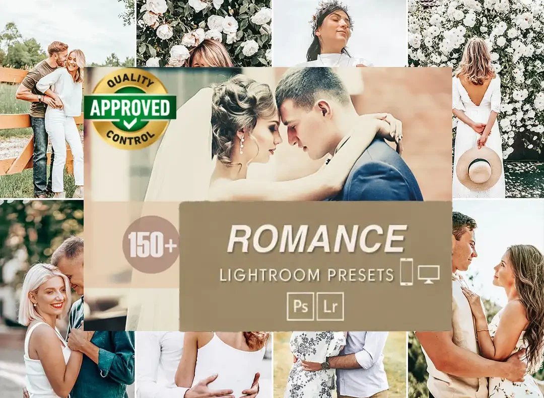 150+ Best Romantic Lightroom Presets for Wedding Photography by Camegraphy