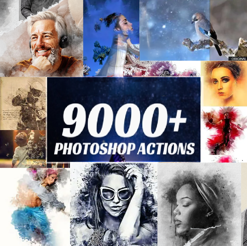 9000+ Best Photoshop Actions Pack for Photographers by Camegraphy