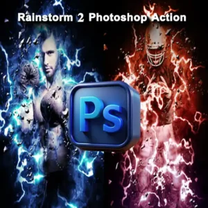 Rainstorm Photoshop Action