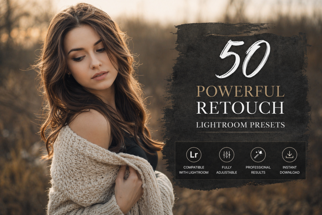 50 Powerful Retouch Lightroom Presets