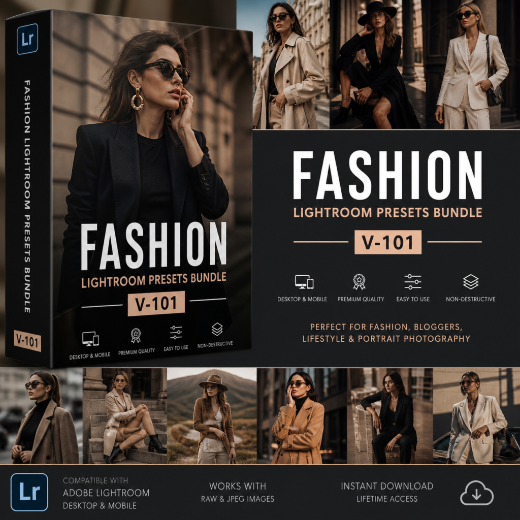 Fashion Lightroom Presets Bundle-V-101